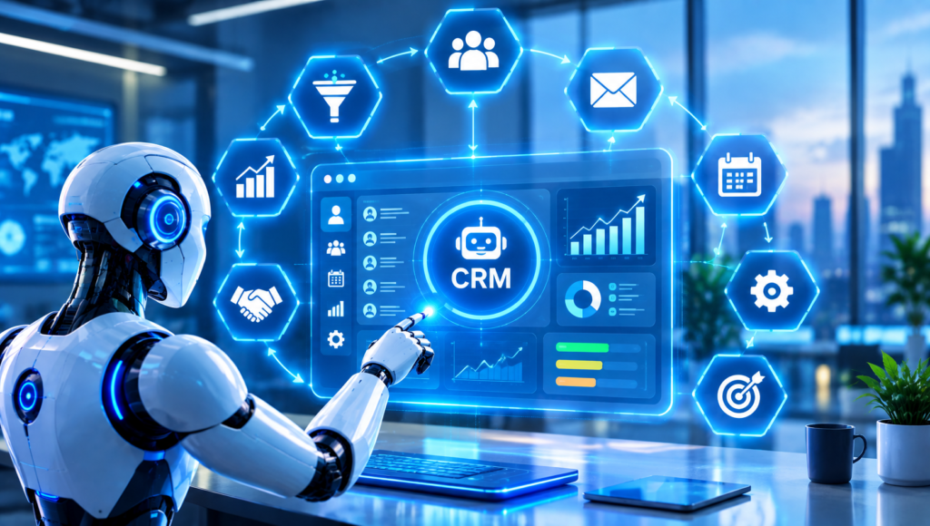 AI CRM Automation – How Intelligent Workflows Improve Sales Productivity