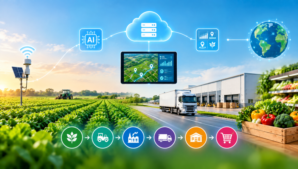 Agricultural Supply Chain Traceability – The Role of AI and Cloud Technology